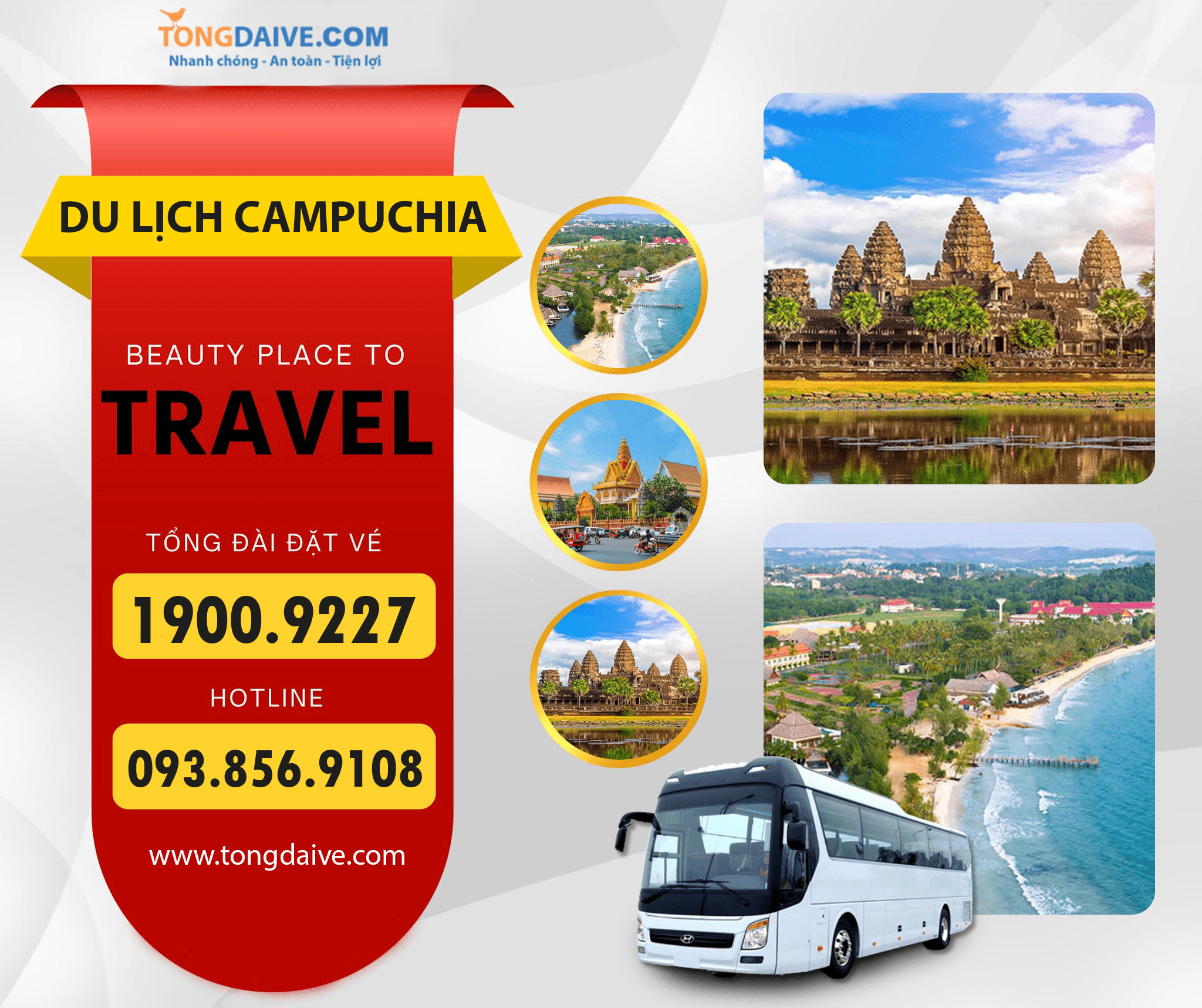 Vé xe đi Campuchia du lịch 2023